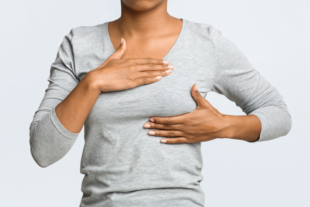 women breast exam screening