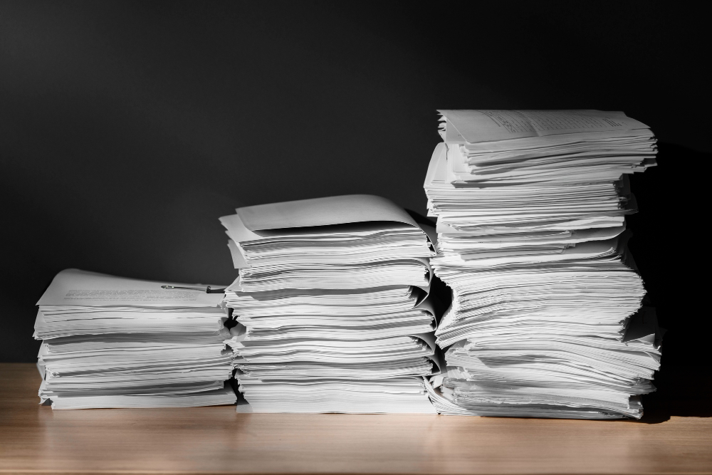 a pile of letters