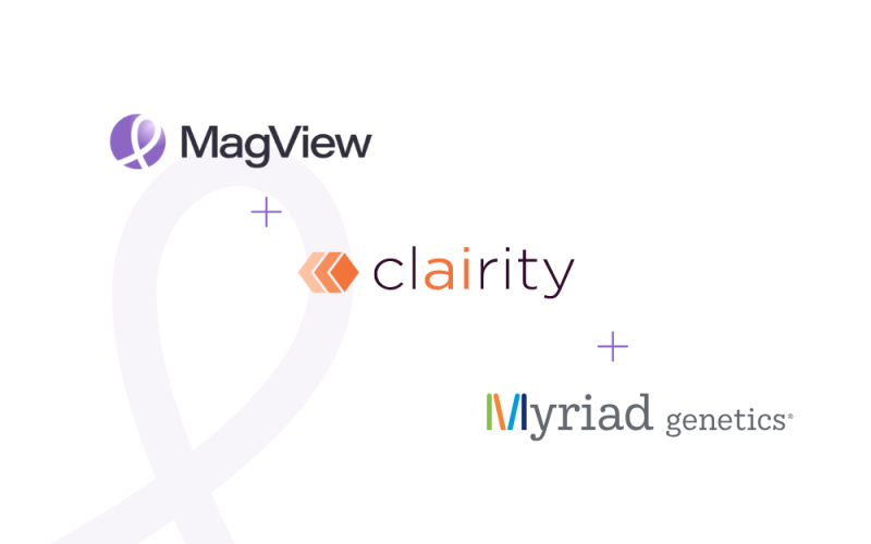 magview, clairity breast and myriad genetics