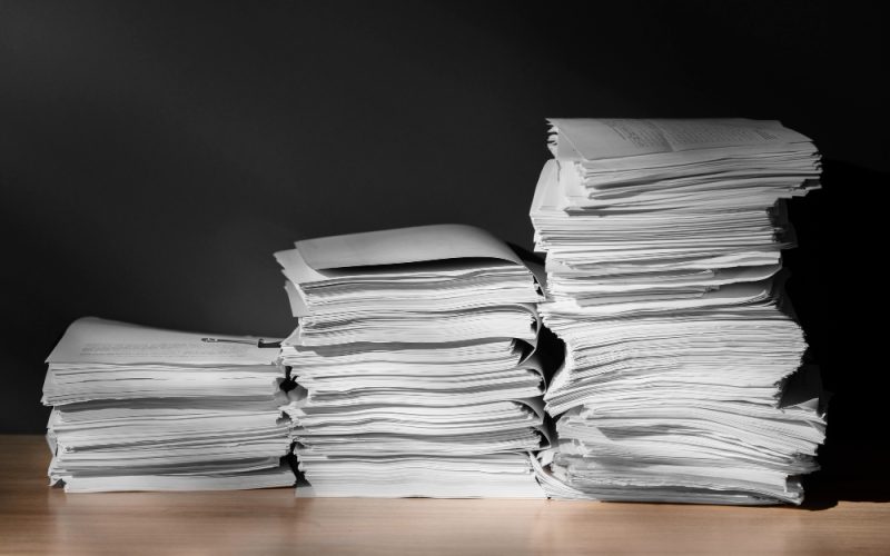 a pile of letters